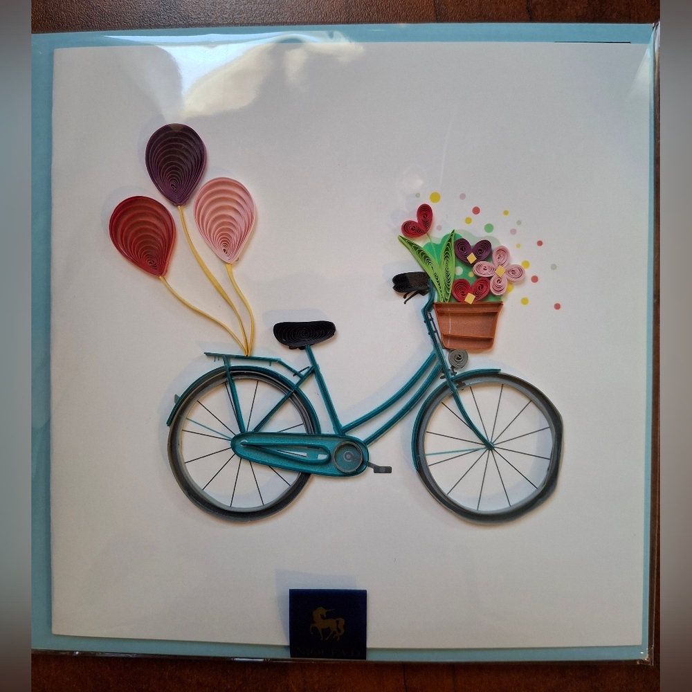 Niquea.D Birthday Card With Envelope & Gold Seal Sticker